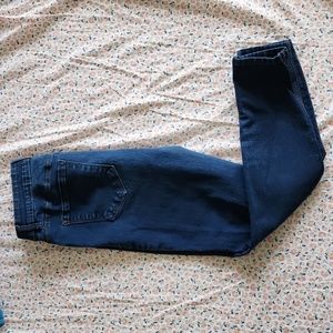 Dark denim jeans